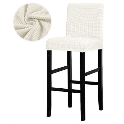 Effen Witte Hoes Voor Barkruk