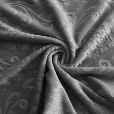 Lys Velvet Chair Cover Charcoal Grijs