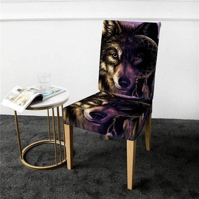 Zwarte Stoelhoes Met Wolf