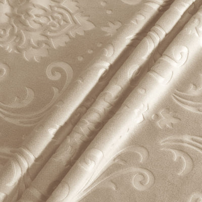 Lily Beige Fluwelen Stoelhoes