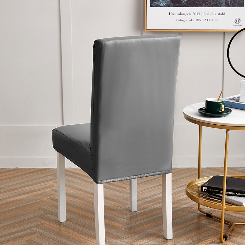Antracietgrijze Stoelhoes Van Imitatieleer