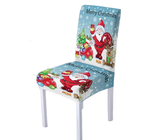 Stoelhoes Merry Christmas Hemelsblauw