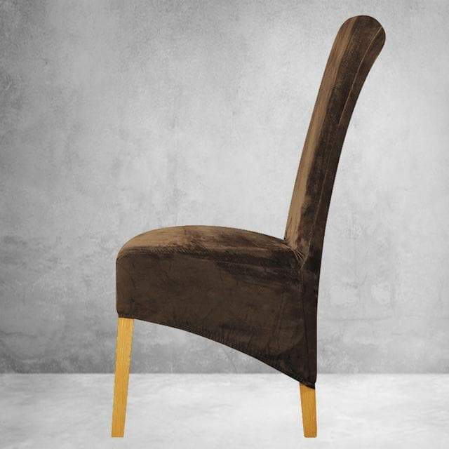 Stoelhoes Koffiebruin Fluweel Xl