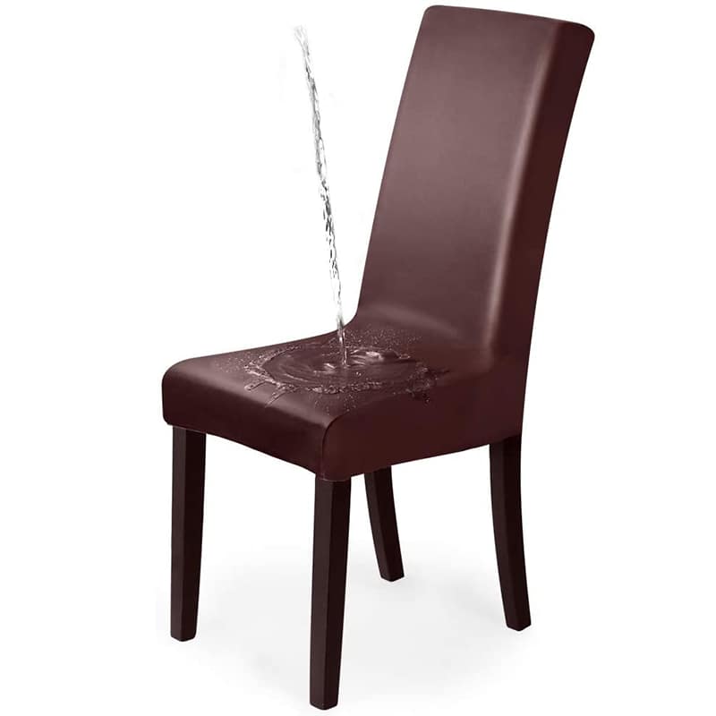 Bruine Waterdichte Kunstleren Stoelhoes