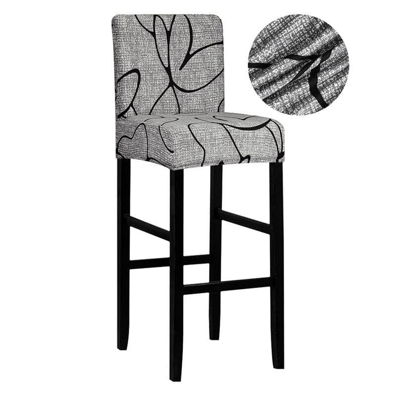 Grijze Barkrukhoes Met Zwarte Patronen