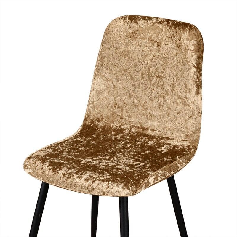 Scandinavische Velvet Stoelhoes Beige - Bruin